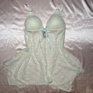 The most perfect angelic lace slip🩵